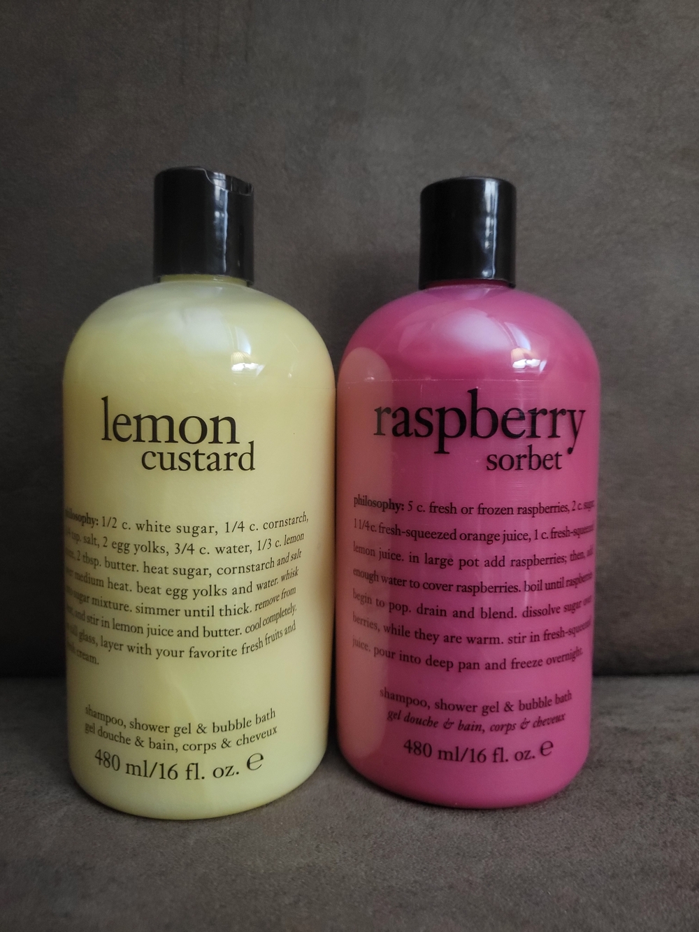 Philosophy Lemon Custard & Raspberry Sorbet Shower Gel/Shampoo/Bubble Bath